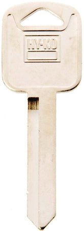 Hy-Ko 11010H67 Key Blank, Solid Brass, Nickel, For: Ford, Lincoln, Mercury Vehicles